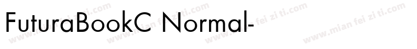 FuturaBookC Normal字体转换